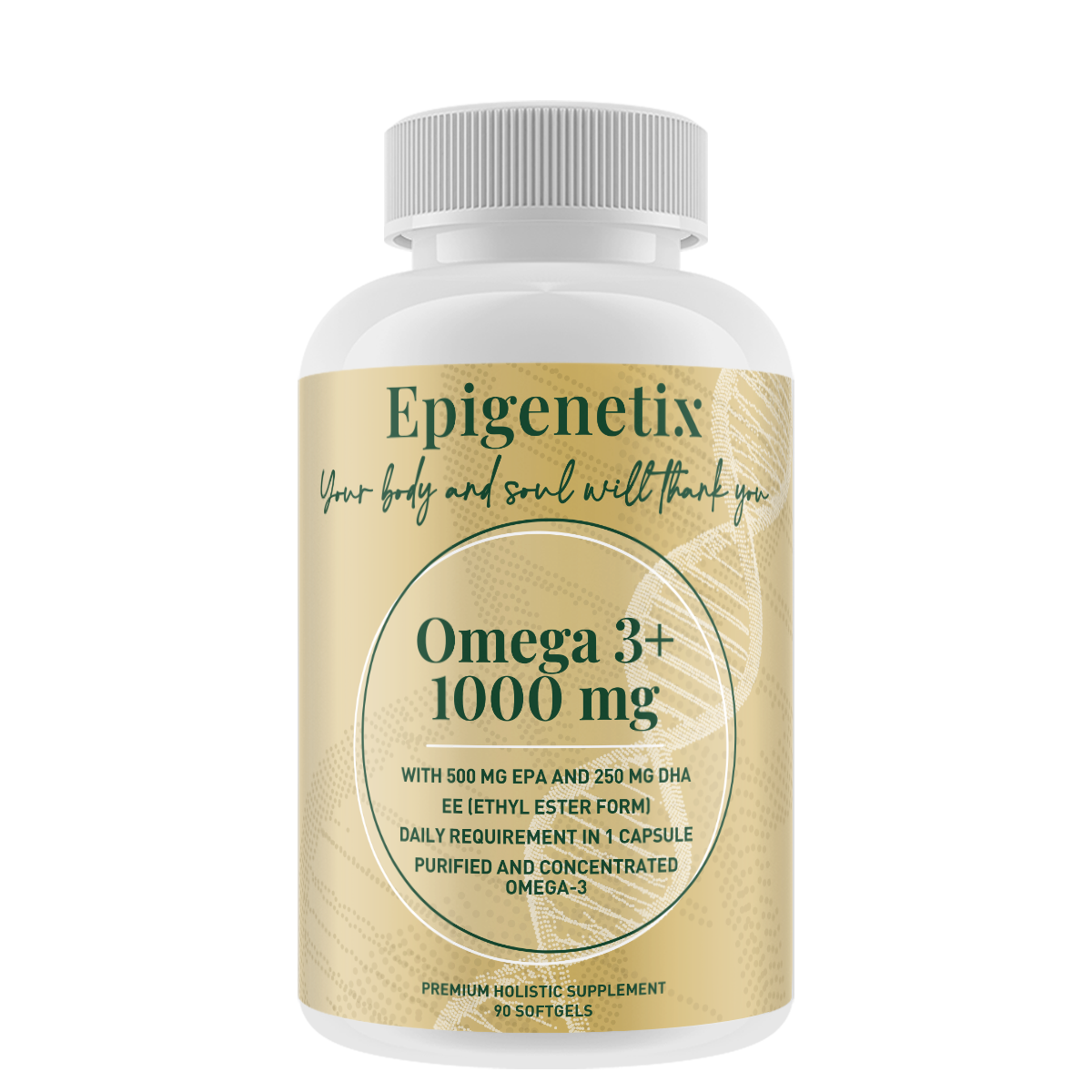 Omega 3+ 1000 mg – Angereichert mit 500 mg EPA und 250 mg DHA