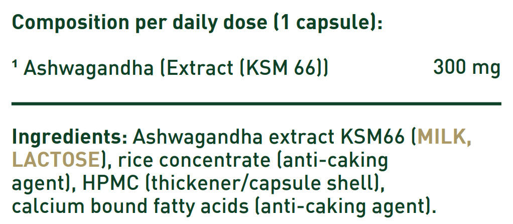 Ashwaganda met KSM66 300mg