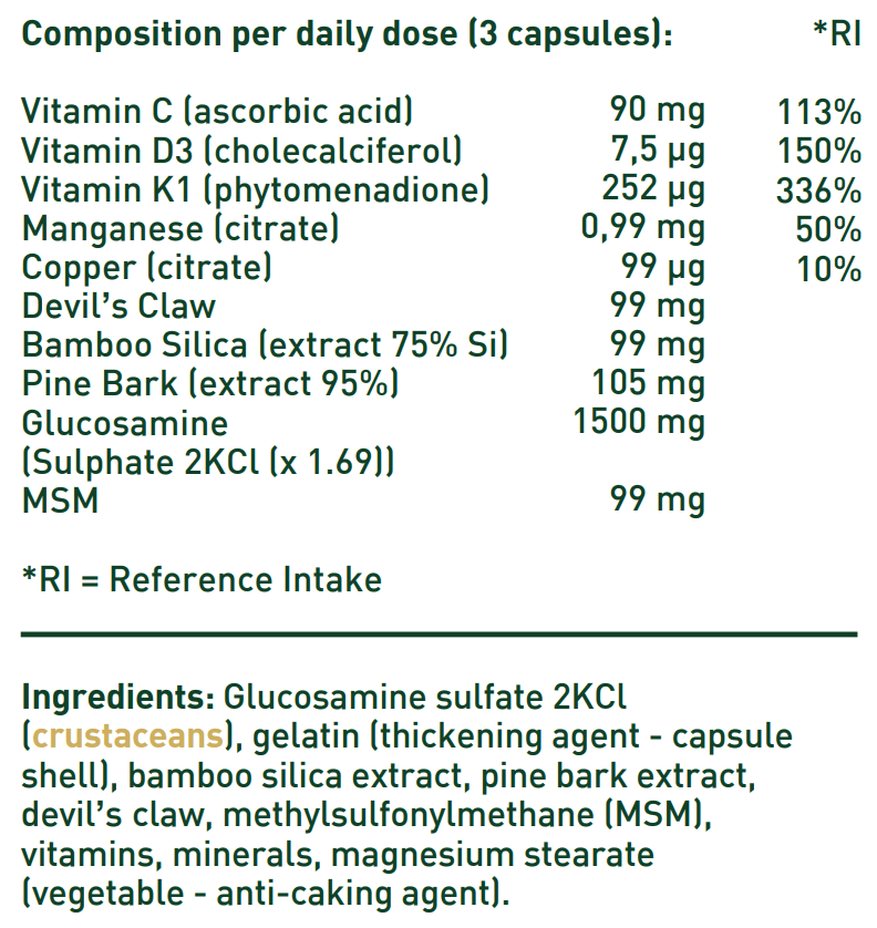 Glucosamine Plus 1500 mg