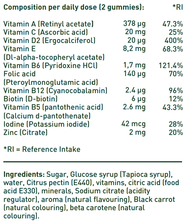 Multi Vitamine Kind Gummies