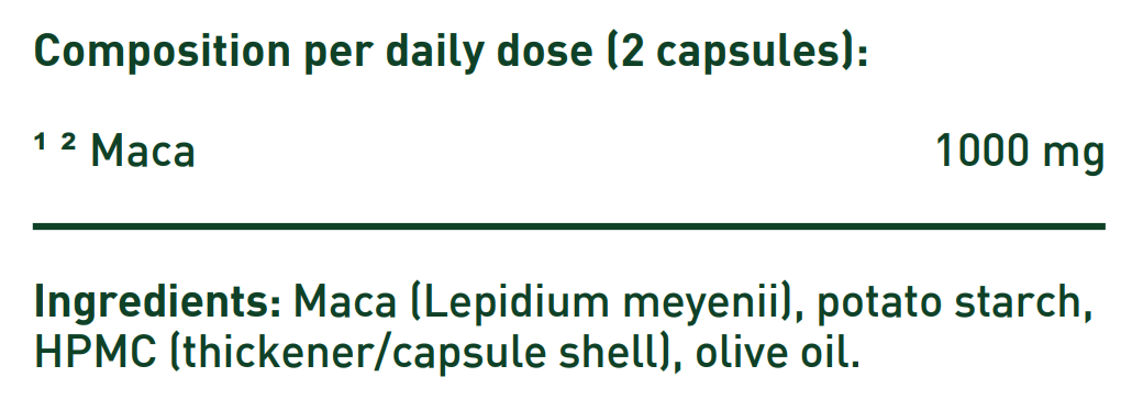 Maca 500 mg