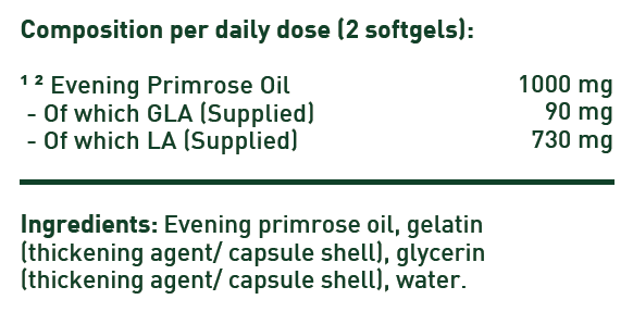 Teunisbloemolie 500 mg