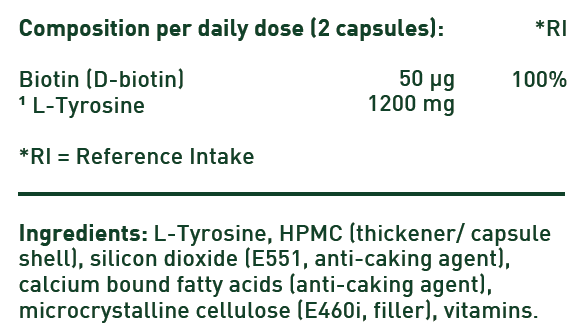 L-Tyrosine 600 mg
