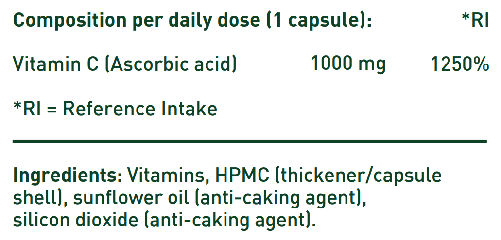 Vitamine C 1000 mg Capsules