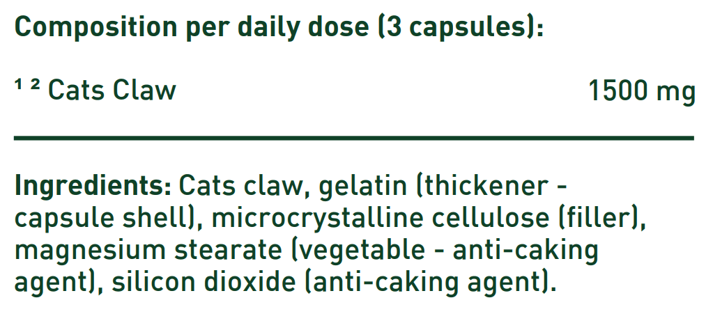 Cat's Claw 500 mg