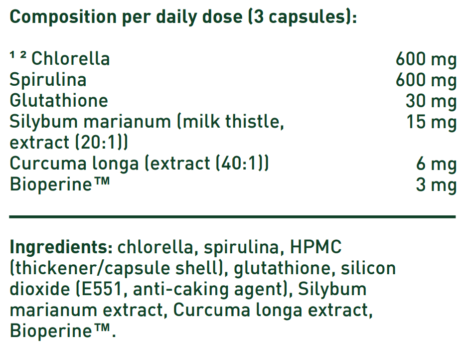 Chlorella/Spirulina 200 mg