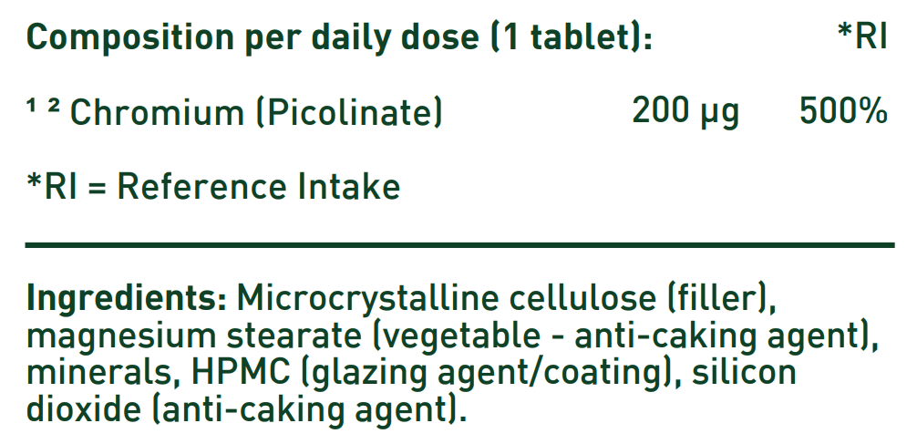 Chromium Picolinate 200 mcg