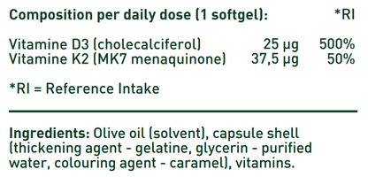 Vitamine K2 en D3